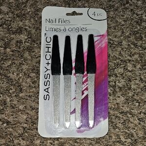 Sassy+Chic Nwts Nail Files!! 4 Count!